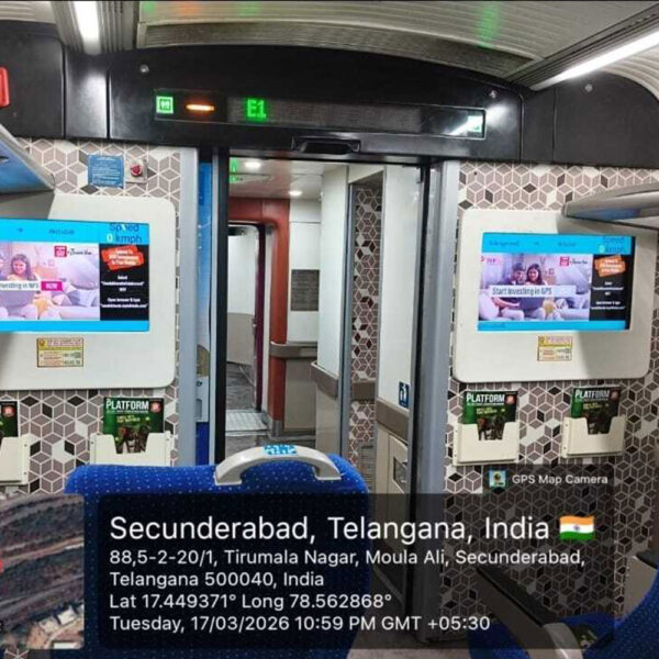 Secunderabad-Tirupati Vande Bharat (20 Coaches, 40 LEDs) (20701/20702)